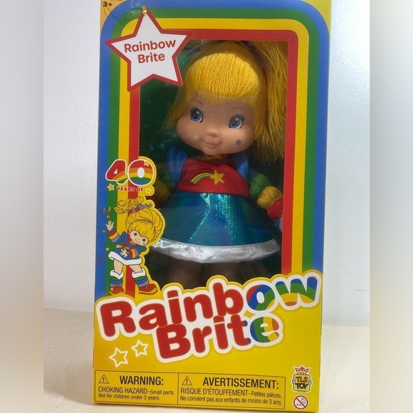 New! 12" Rainbow Brite🌈 Threaded Hair Doll 80s RETRO 40 Years Anniversary 2024 - Picture 1 of 4